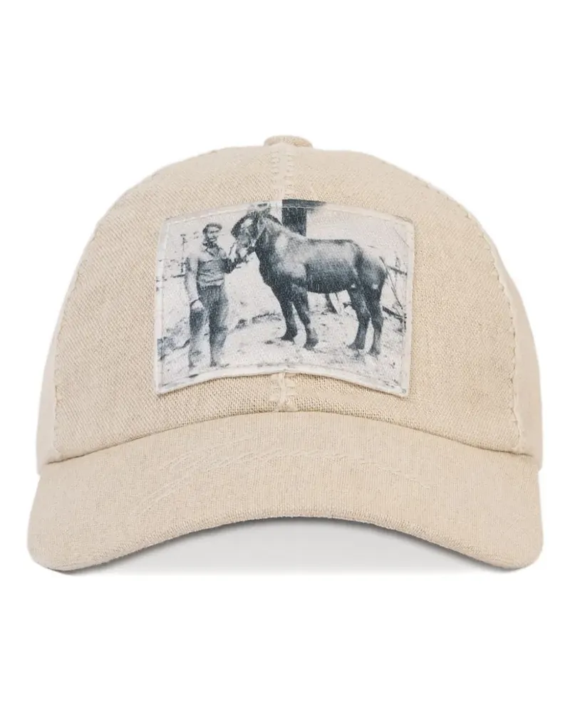 Jacquemus Paysan patch-detail baseball cap - Nude Nude