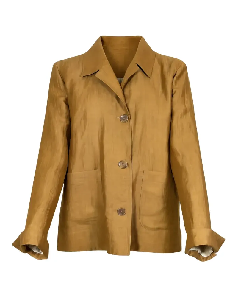 Seventy button-fastening patch-pocket jacket - Nude Nude