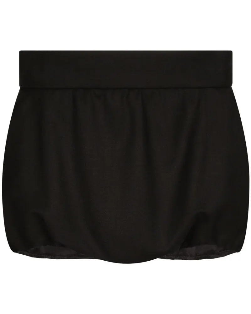 Dolce & Gabbana Shorts mit hohem Bund - Schwarz Schwarz
