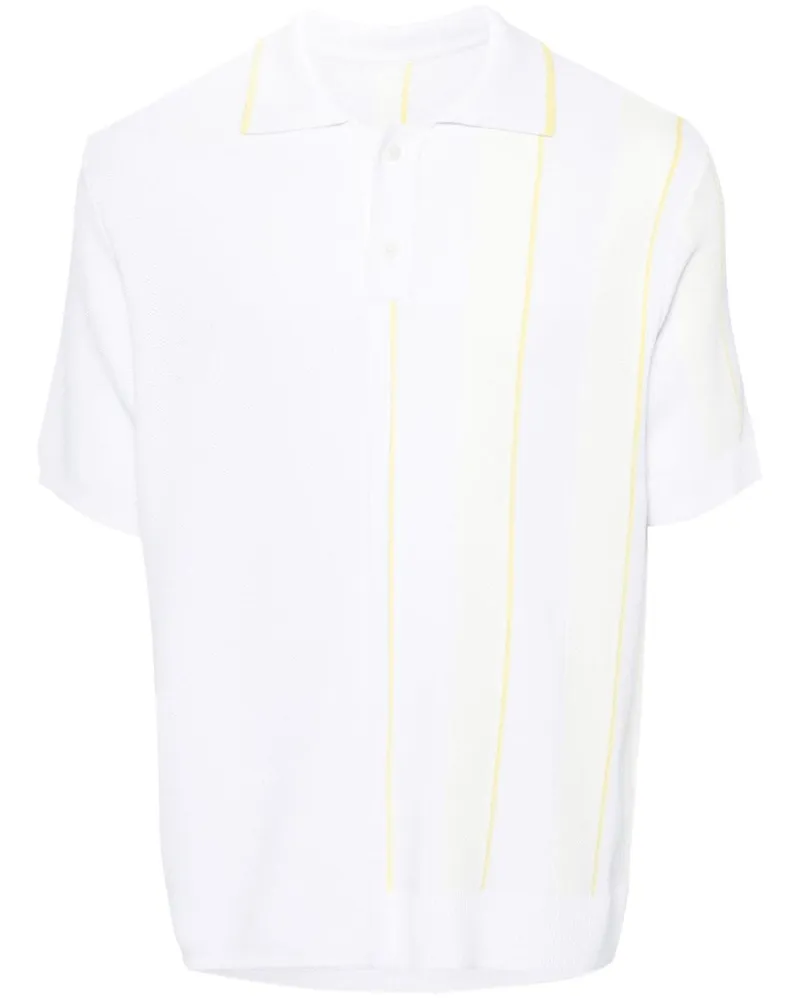 Jacquemus Le polo Juego Poloshirt - Weiß Weiß
