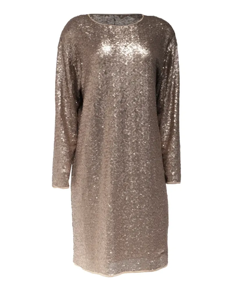 Max Mara sequinned mini dress - Gold Gold