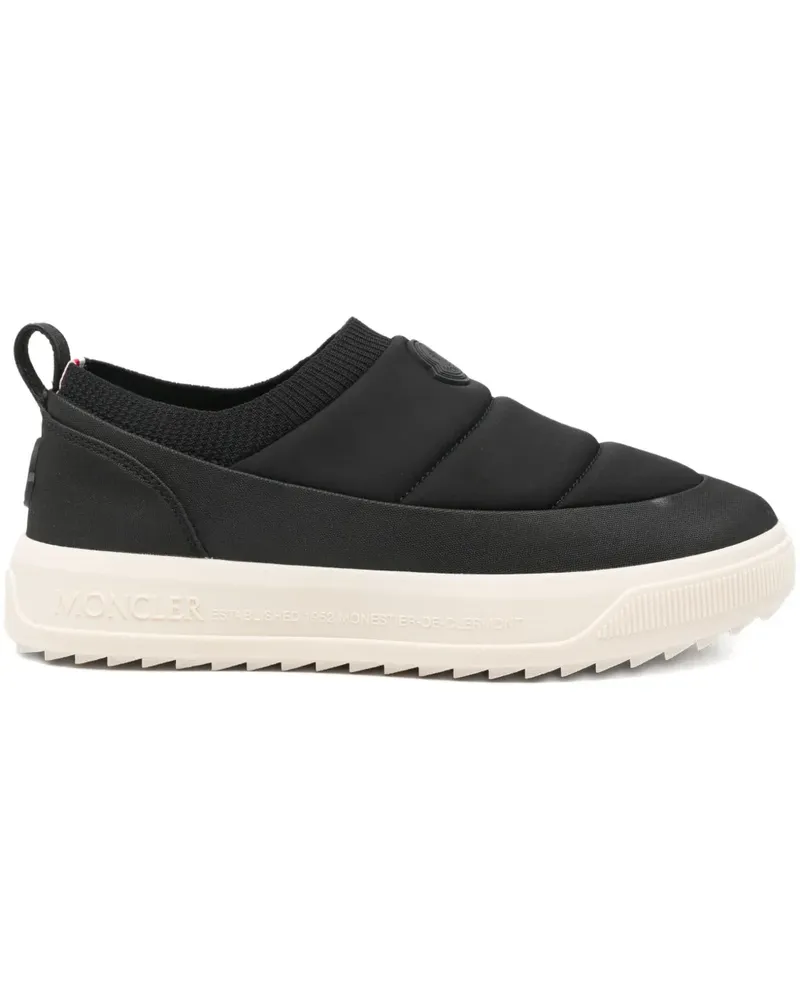 Moncler Gesteppte Altive Slip-On-Sneakers - Schwarz Schwarz