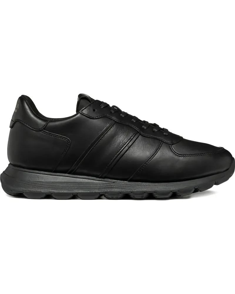 Geox Spherica Sneakers mit Einsätzen - Schwarz Schwarz