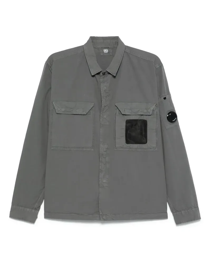 C.P. Company Hemdjacke mit Lens-Detail - Grau Grau
