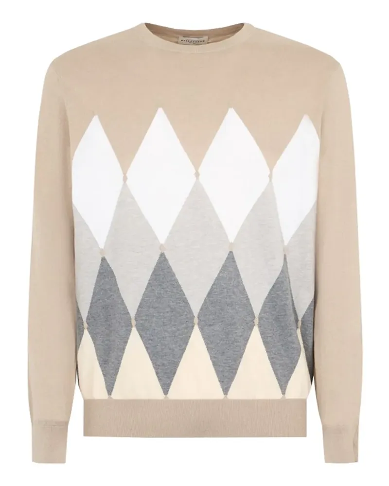 Ballantyne Pullover mit Rautenmuster - Nude Nude