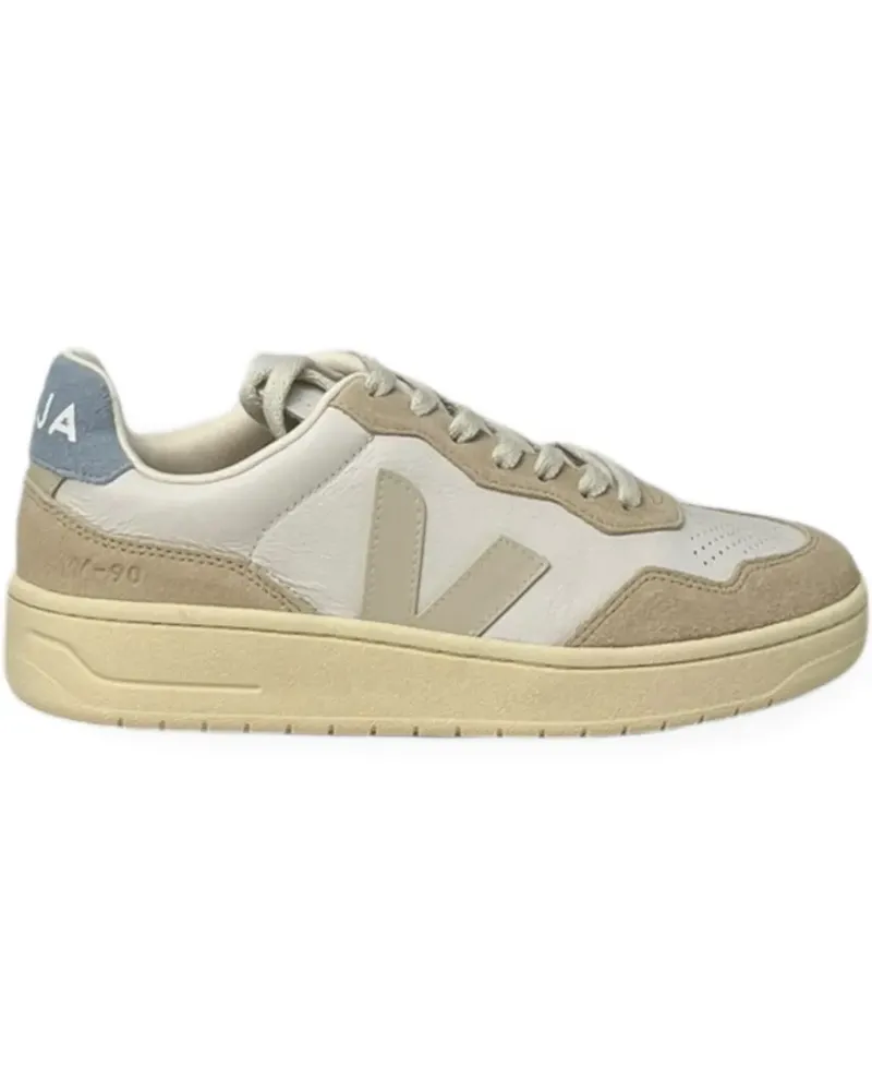 VEJA Perforierte V-90 Sneakers - Weiß Weiß