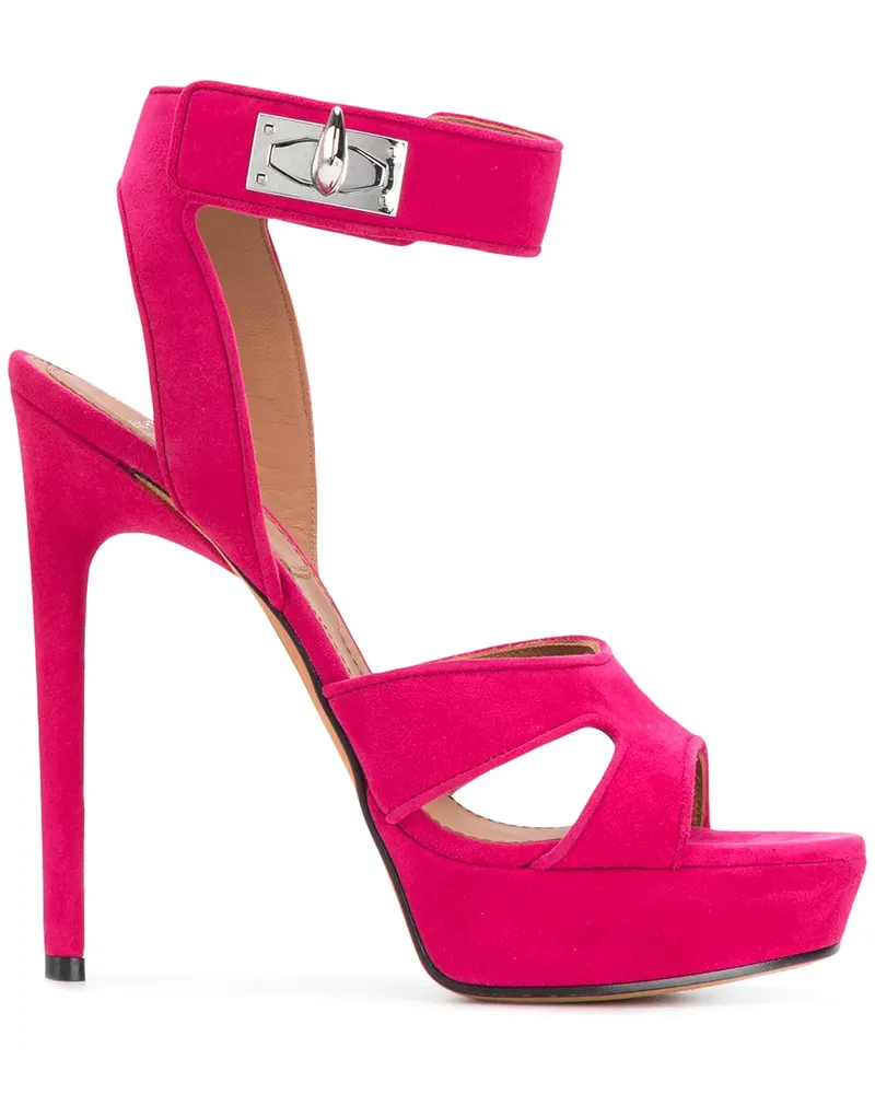 Givenchy Wildledersandalen mit Drehverschluss - Rosa Rosa