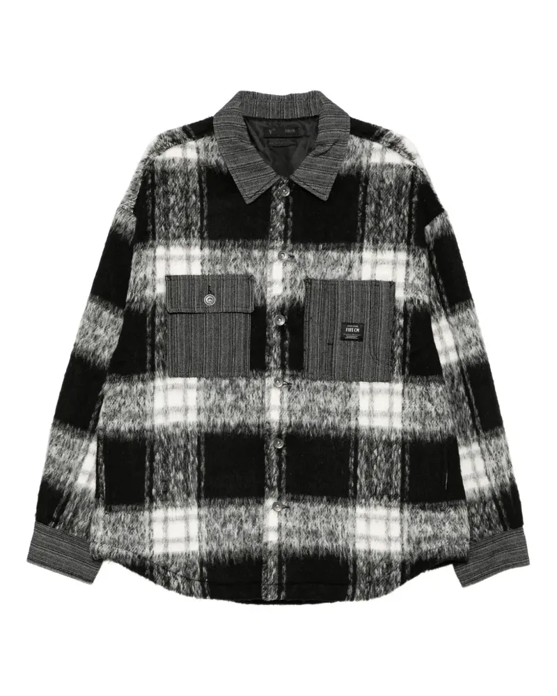 FIVE CM Jacke mit Logo-Patch - Schwarz Schwarz
