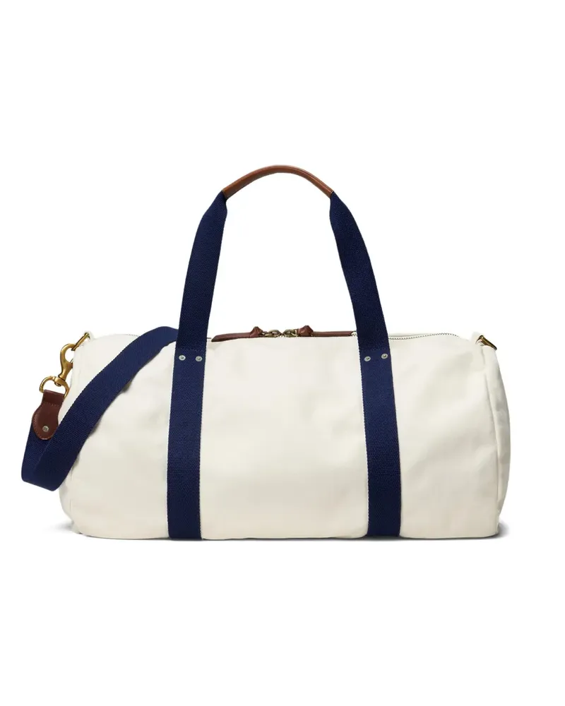 Ralph Lauren Reisetasche aus Canvas mit Stickerei - Weiß Weiß