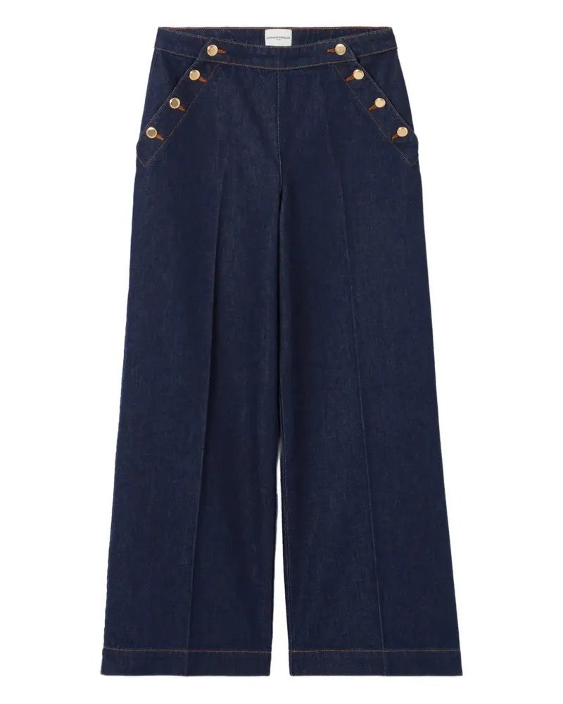 Claudie Pierlot Jeans mit Knopfdetail - Blau Blau