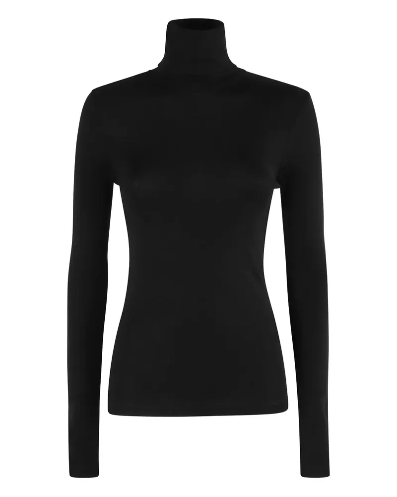Róhe Oberteil mit Rollkragen - Schwarz Schwarz