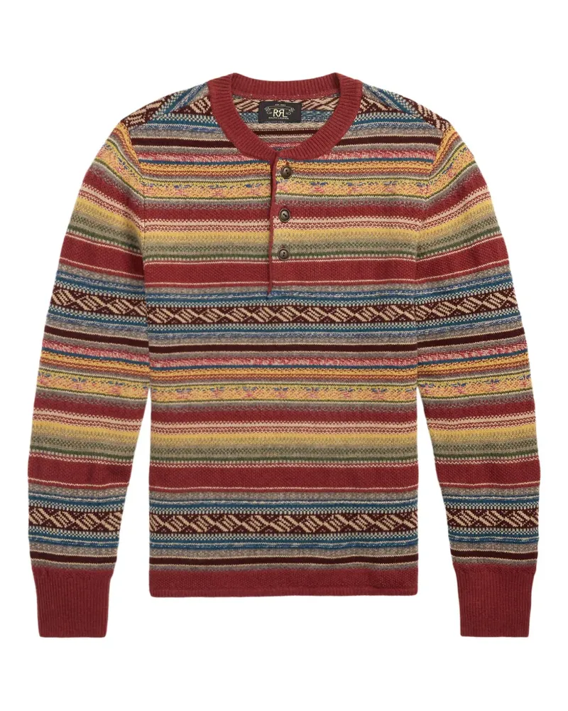 Ralph Lauren Klassischer Intarsien-Pullover - Rot Rot