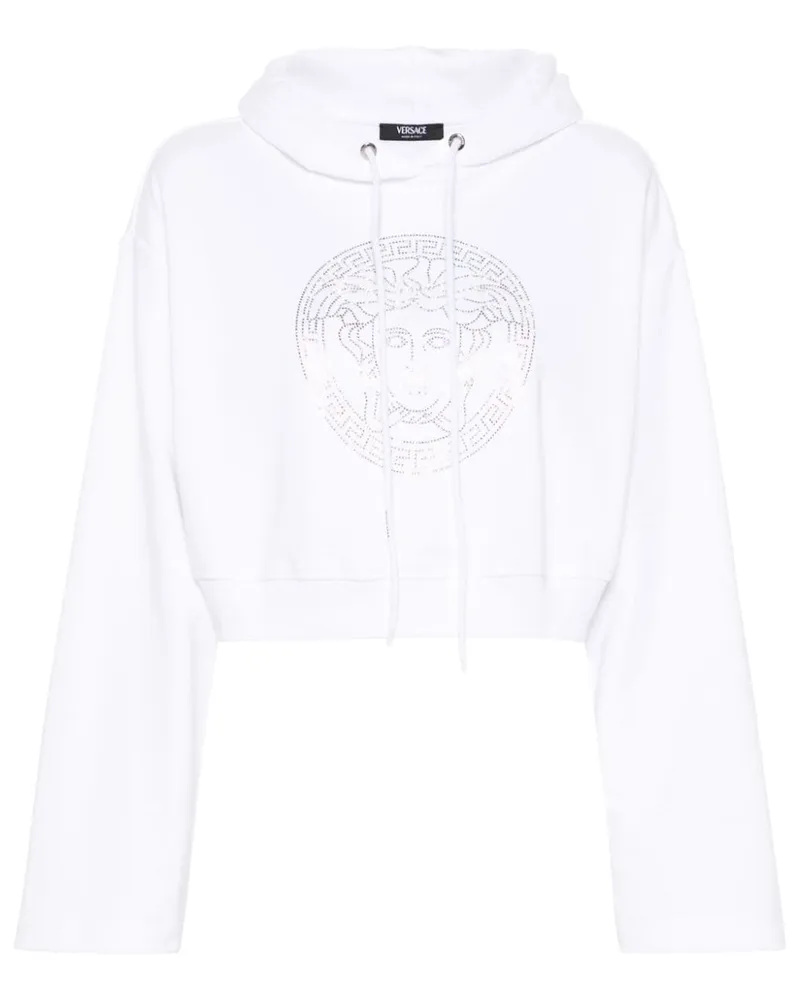 Versace Hoodie mit Medusenkopf-Motiv - Weiß Weiß