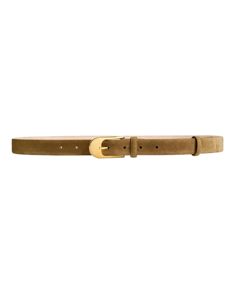 KHAITE leather belt - Nude Nude
