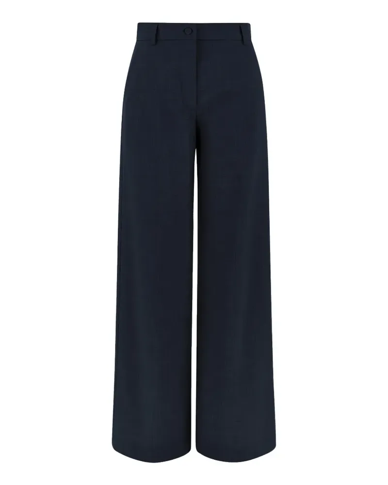 Paul & Shark high-waisted palazzo pants - Blau Blau