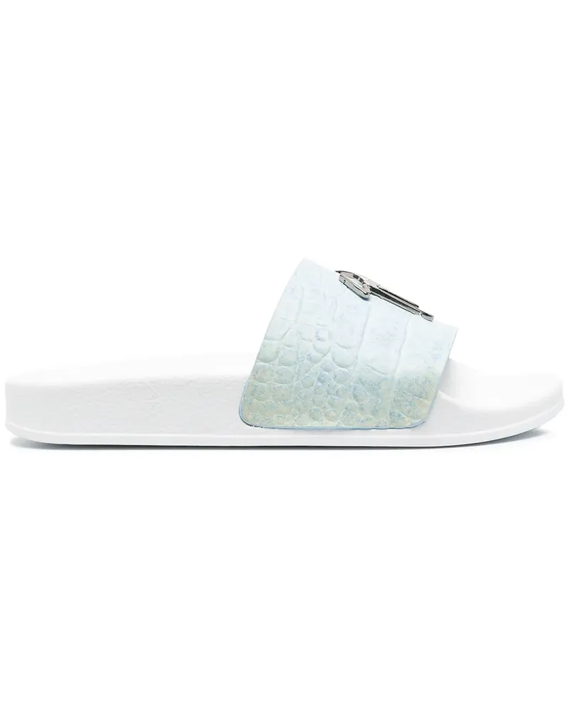 Giuseppe Zanotti Offene Pantoletten - Blau Blau