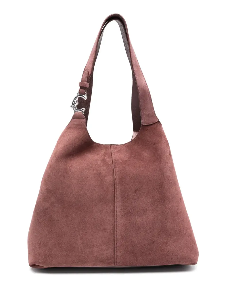 Coccinelle suede shoulder bag - Rot Rot