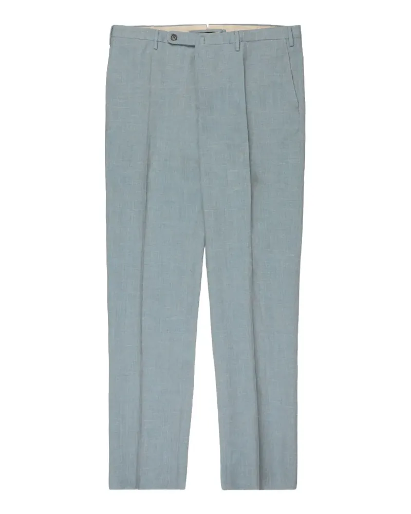 Incotex pressed-crease tailored trousers - Blau Blau