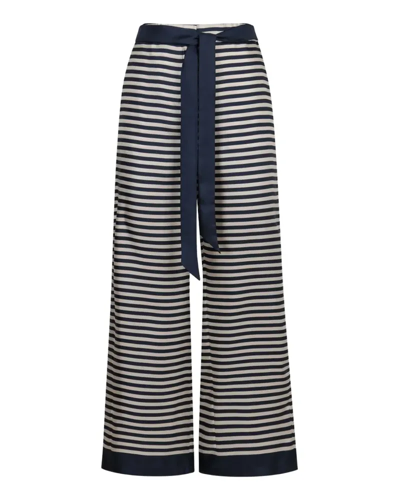 Max Mara Nine striped trousers - Nude Nude