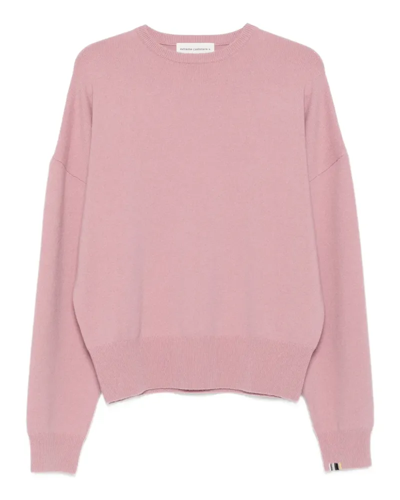 extreme cashmere Kaschmirpullover mit Rundhalsausschnitt - Rosa Rosa