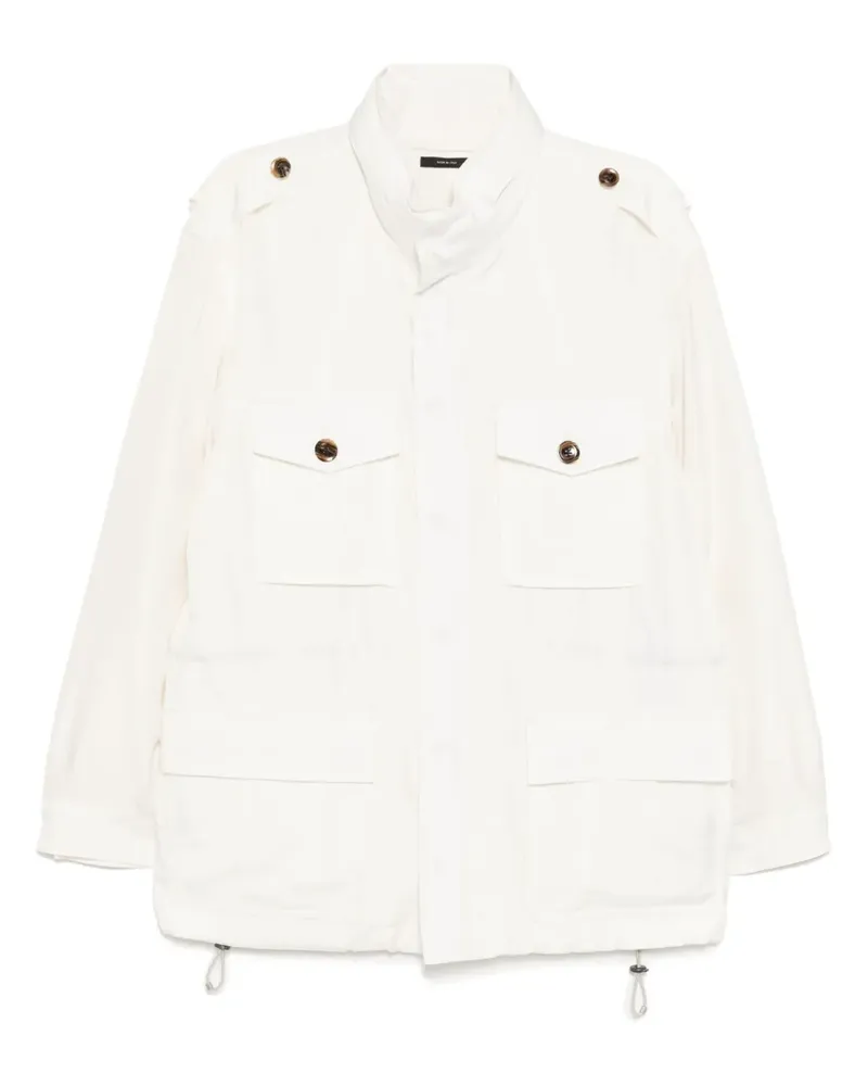 Tom Ford Jacke im Military-Look - Nude Nude