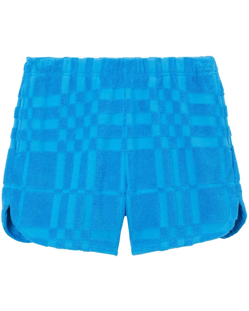 Burberry Shorts mit Karomuster - Blau Blau