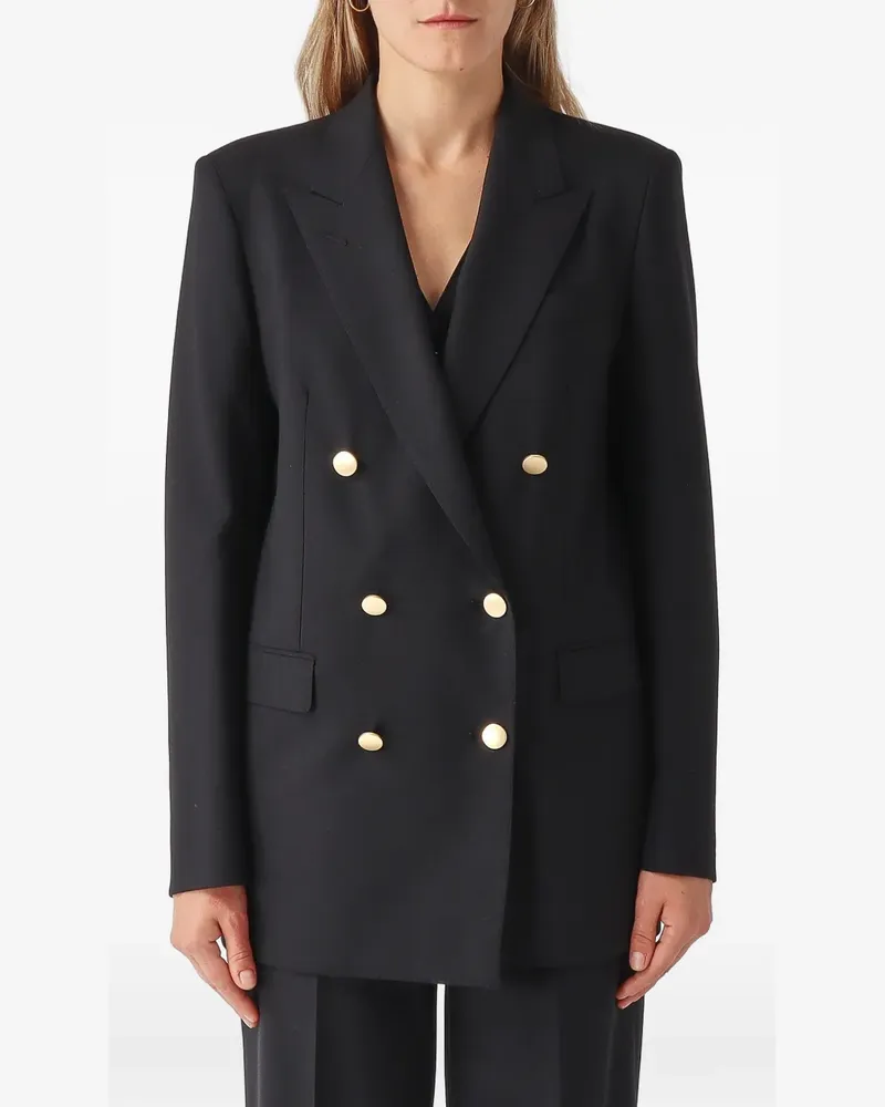 Tagliatore double-breasted suit - Schwarz Schwarz