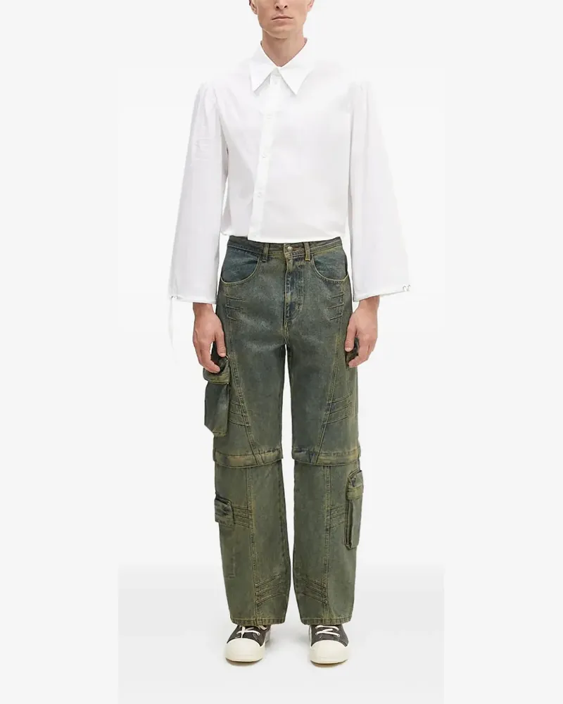 Andersson Bell Jeans mit aufgesetzten Taschen - Grün Grün
