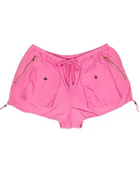 Cynthia Rowley Bloomer-Shorts mit Cargotaschen Rosa