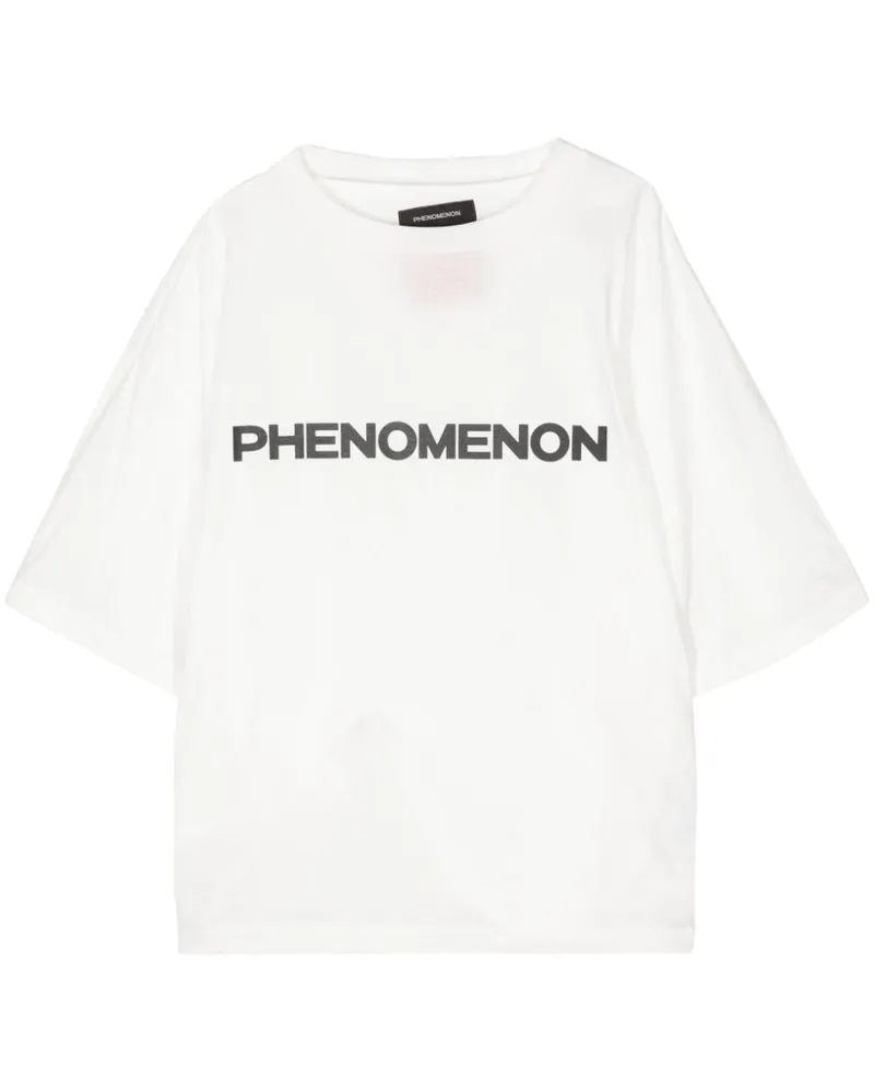 Fumito Ganryu x Phenomenon T-Shirt mit Logo-Print - Weiß Weiß