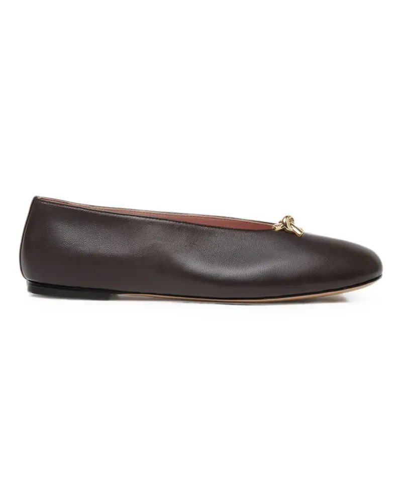 Fabiana Filippi Ballerinas mit Knotendetail - Braun Braun