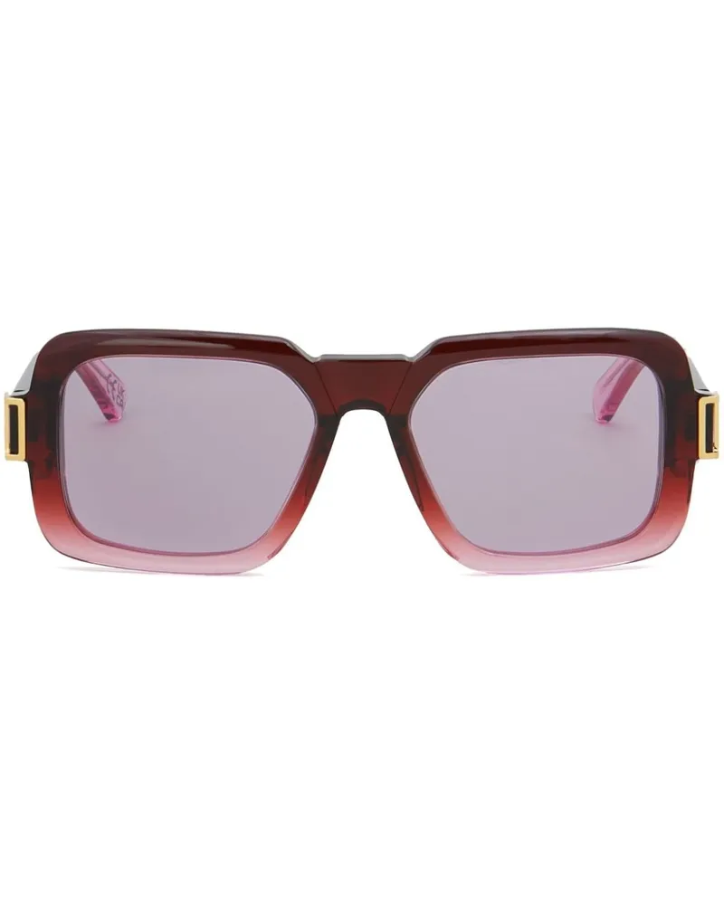 Marni Zamalek Sonnenbrille mit eckigem Gestell - Rot Rot