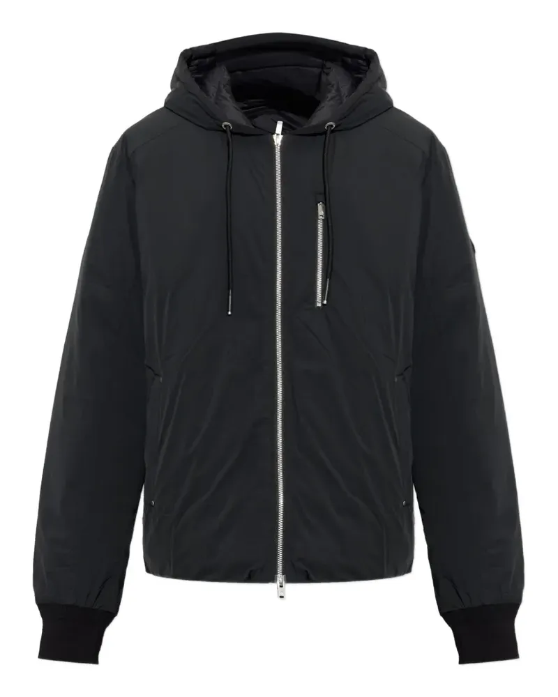 Moose Knuckles padded hooded jacket - Schwarz Schwarz