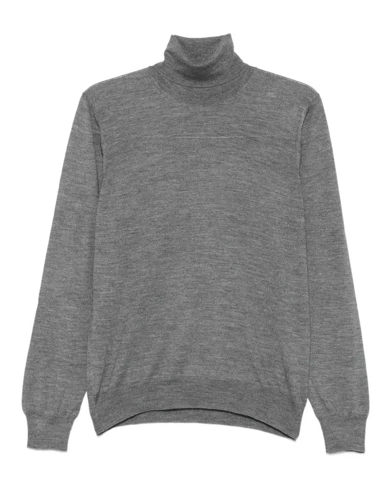 BARBA Pullover mit Rollkragen - Grau Grau