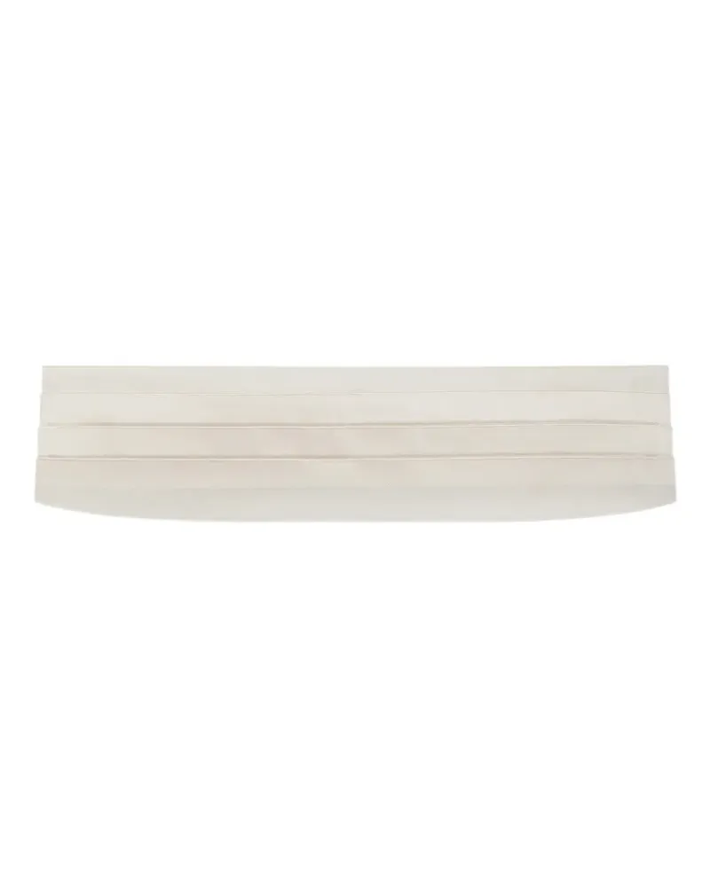 Dolce & Gabbana Kummerbund aus Satin - Weiß Weiß