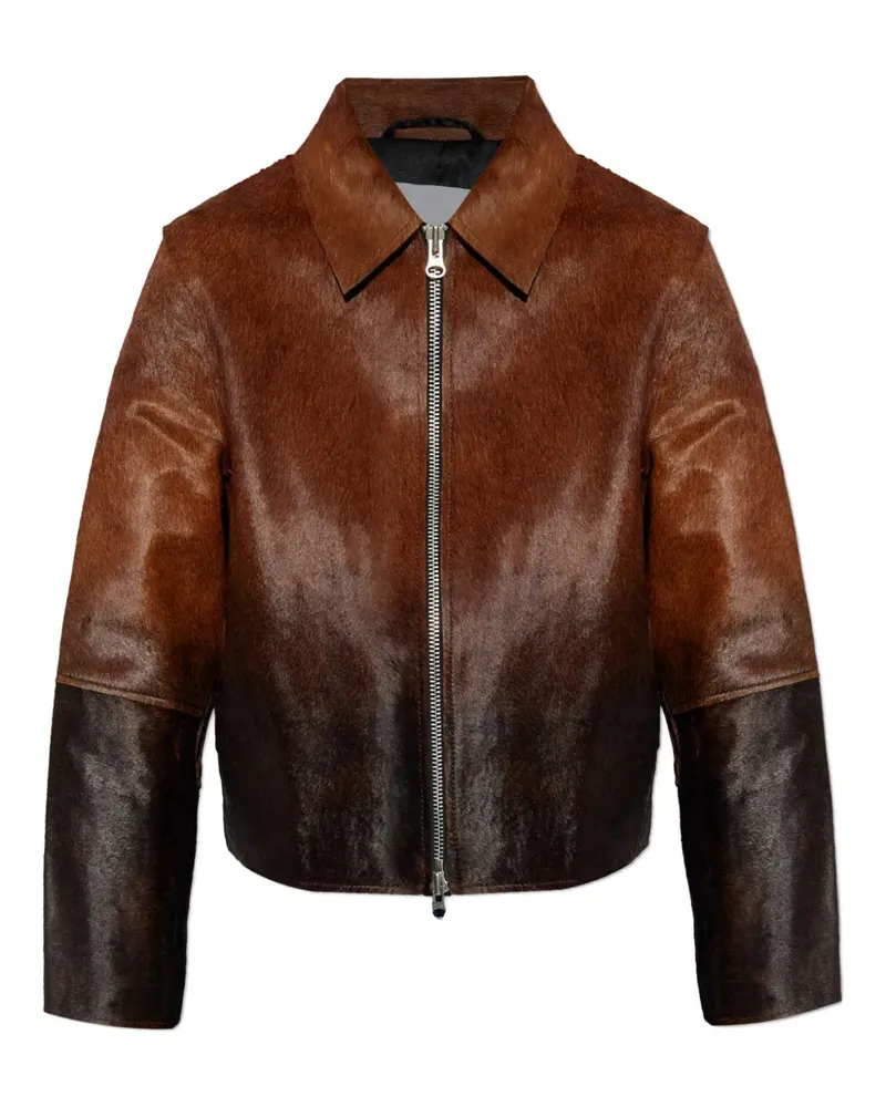 Samsøe & Samsøe Salylo Lederjacke - Braun Braun