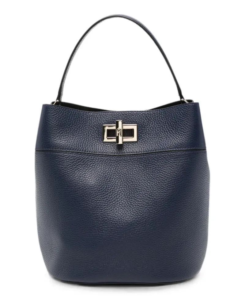 Furla Amelia twist-lock bucket bag - Blau Blau