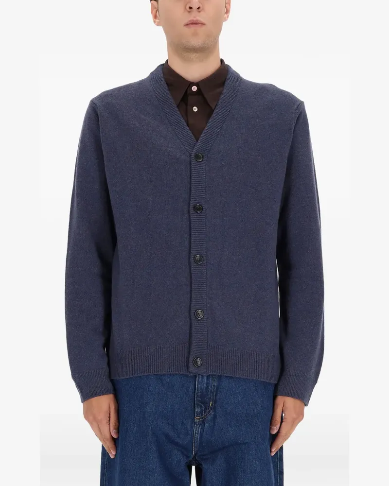 Paul Smith Cardigan mit V-Ausschnitt - Blau Blau