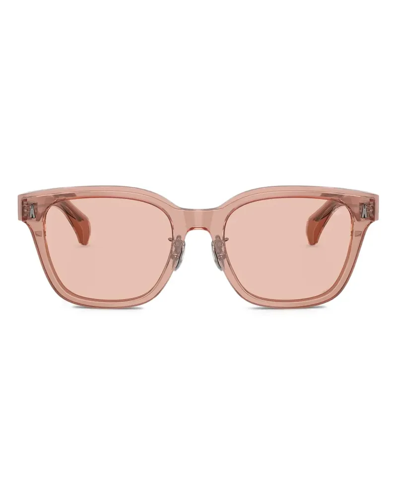 Moncler Sonnenbrille mit eckigem Gestell - Rosa Rosa