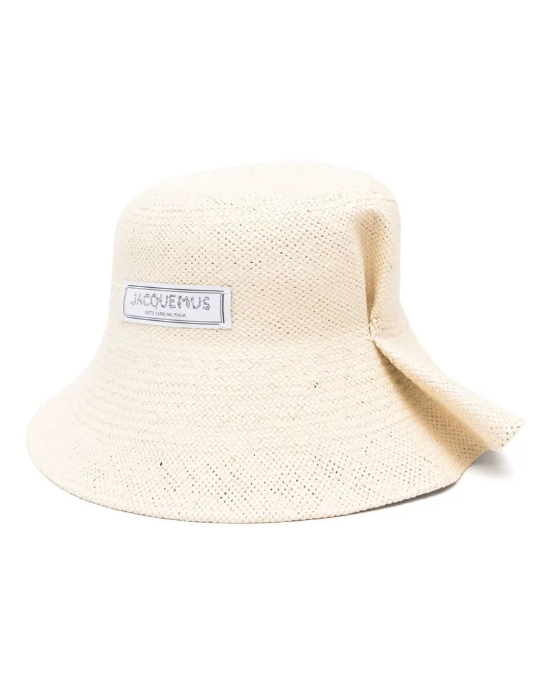 Jacquemus La Chapeau Vela Sonnenhut - Nude Nude