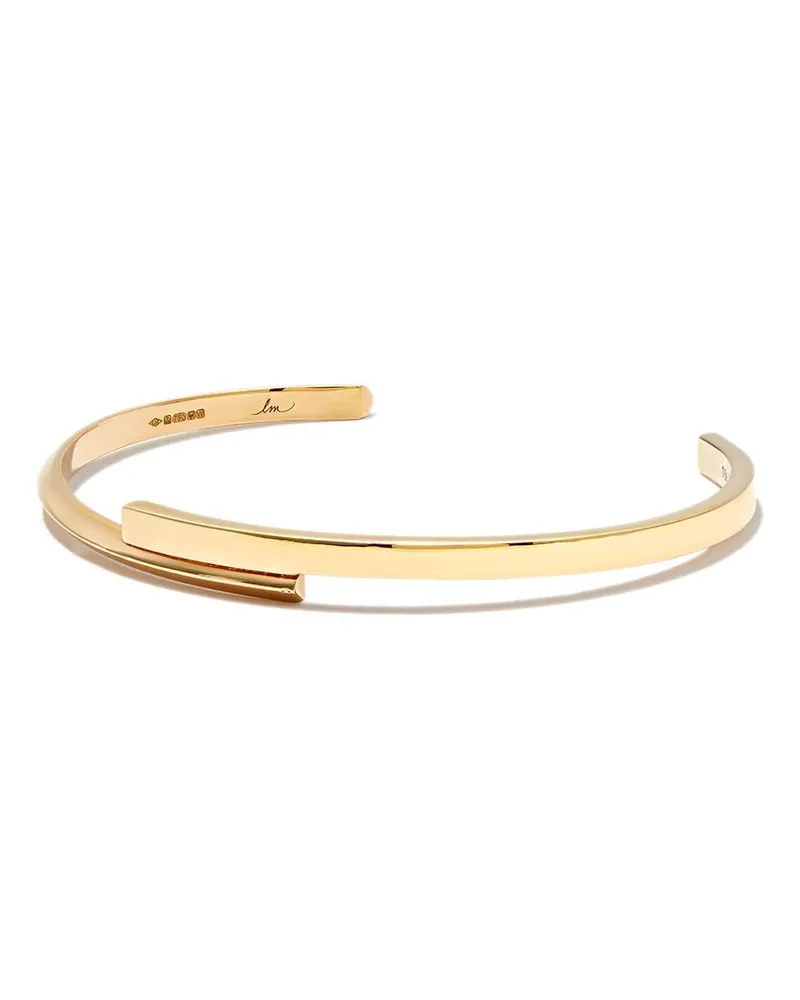 Lizzie Mandler 18kt Interrupted Knife Edge Gelbgoldarmspange Gold