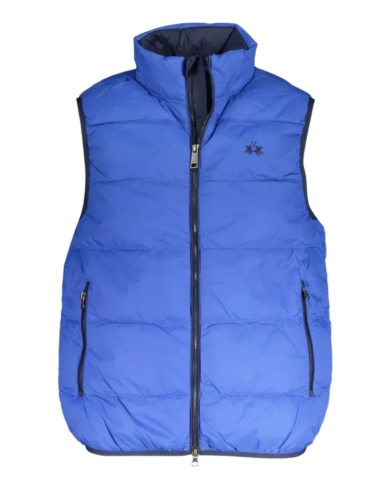 La Martina quilted gilet - Blau Blau