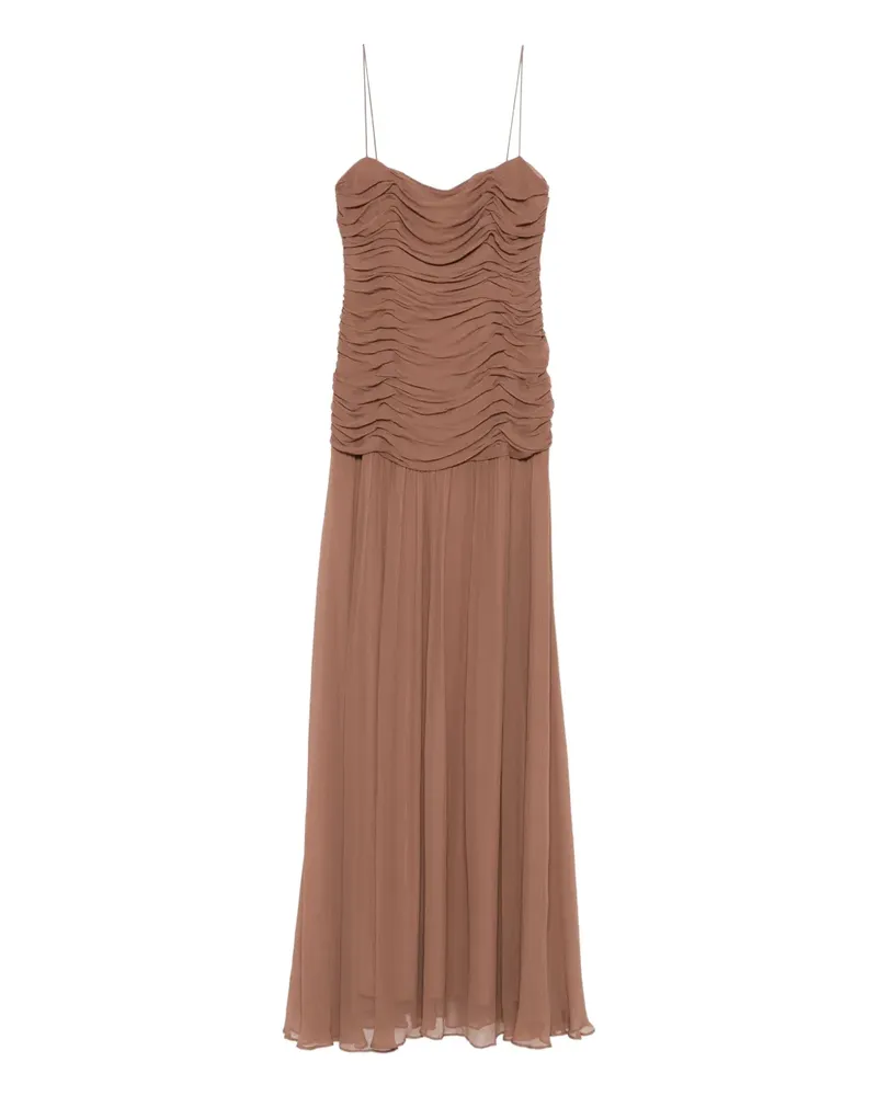 STAUD Dalton Kleid - Braun Braun