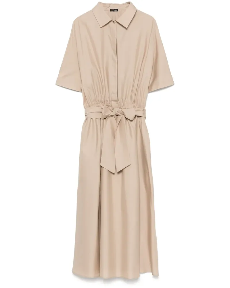 Kiton Hemdkleid aus Seide - Nude Nude
