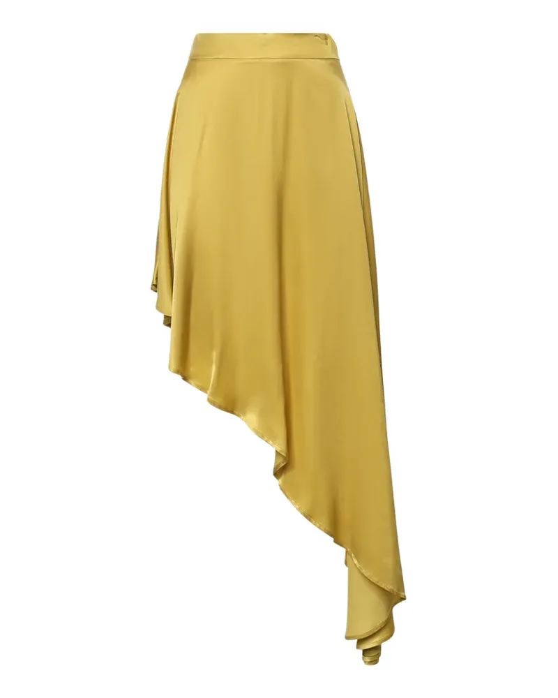 NINEMINUTES asymmetric high-waisted skirt - Grün Grün