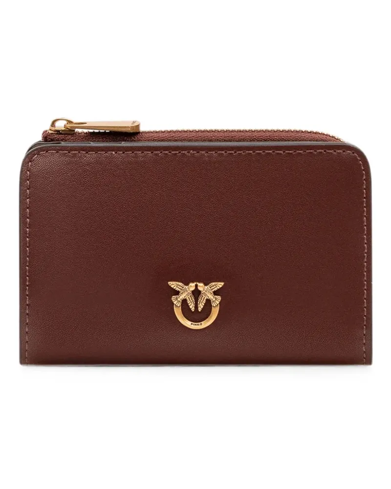 Pinko Love Birds leather wallet - Braun Braun
