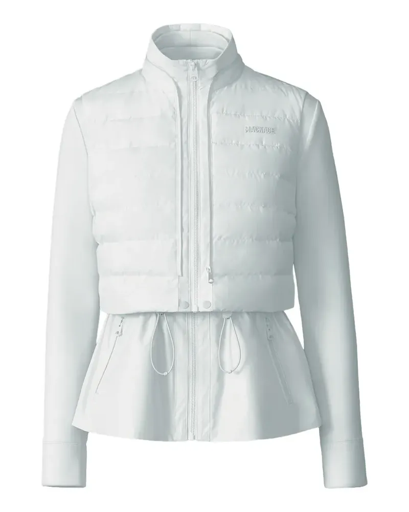 Mackage Priscilla Jacke mit gestepptem Einsatz - Weiß Weiß