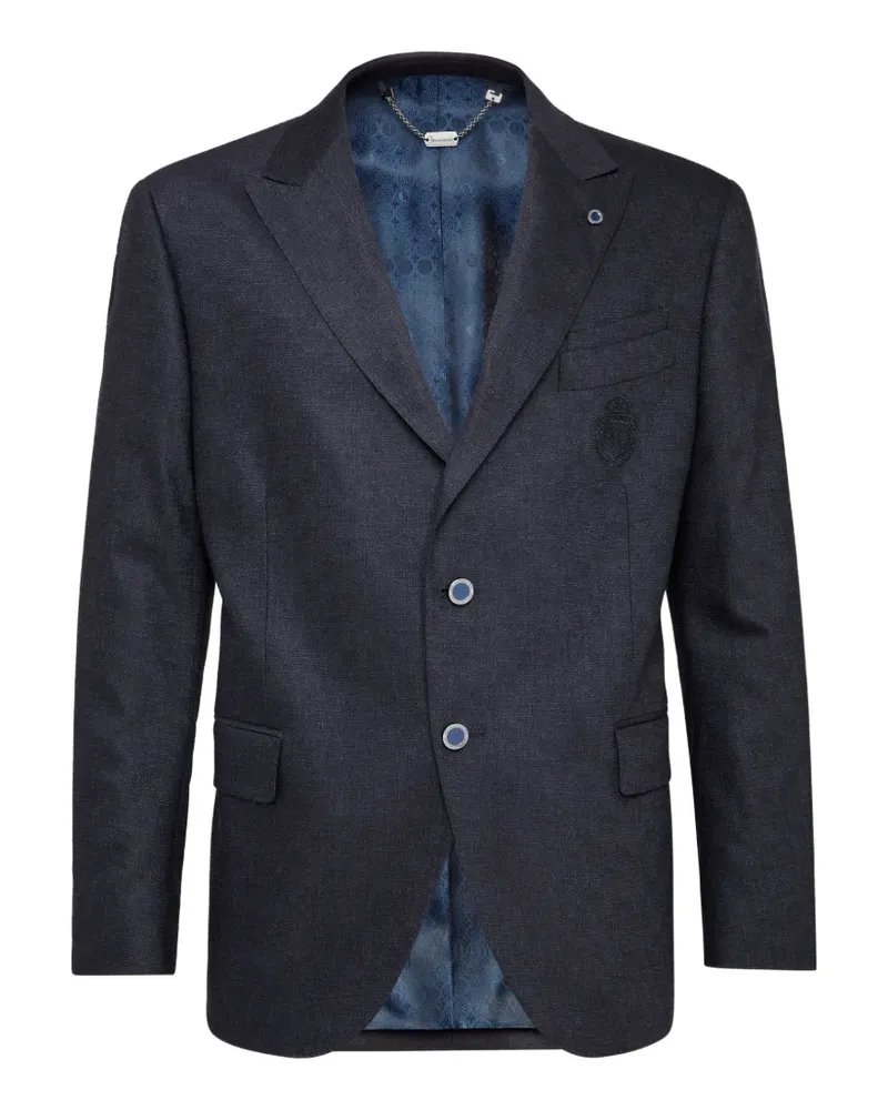 Billionaire logo-detail blazer - Blau Blau
