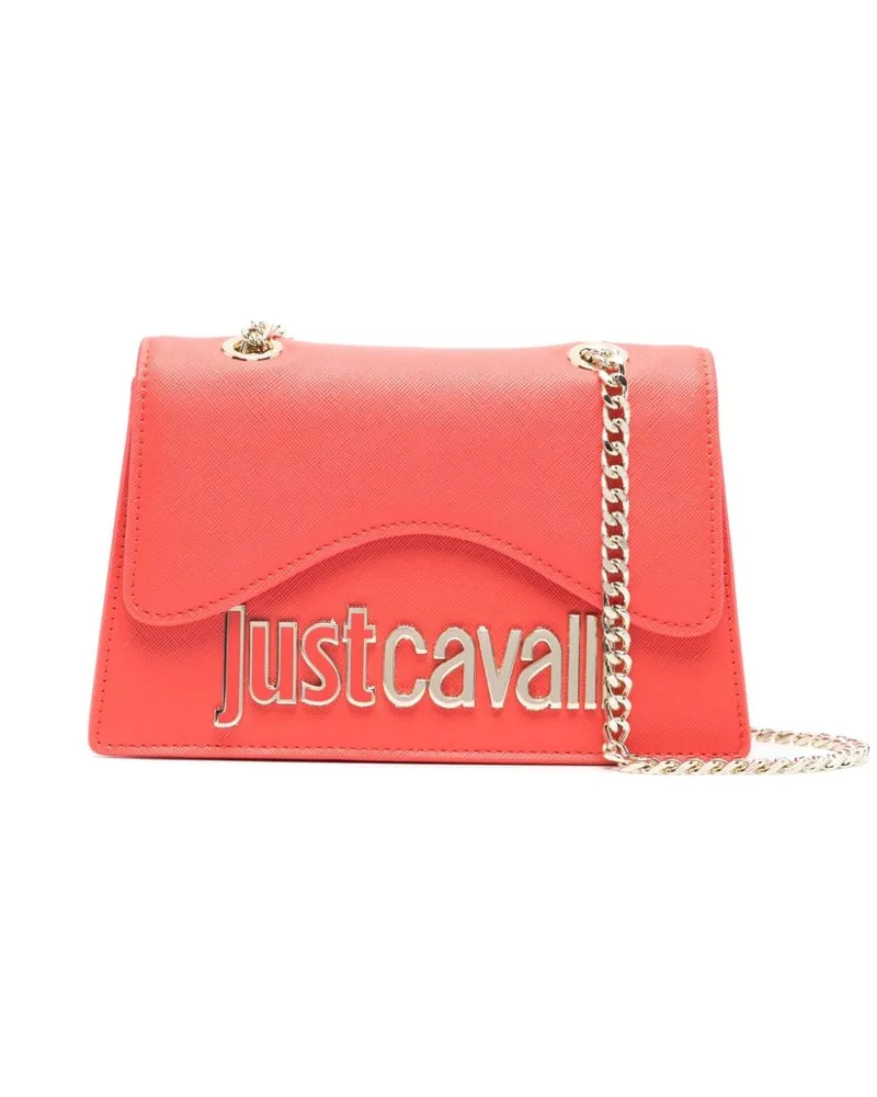 Just Cavalli Schultertasche mit Logo Rot