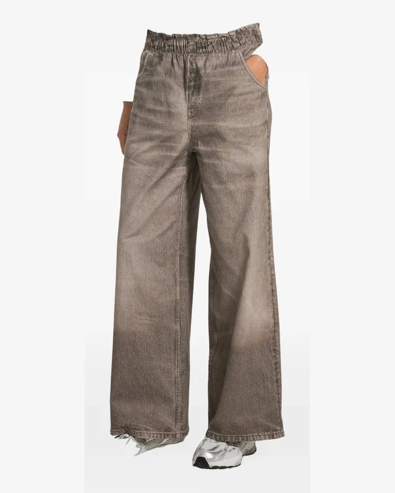 Deha elasticated wide-leg trousers - Braun Braun